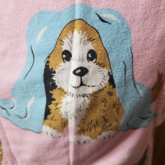 Nick & Nora womens dog print nightgown - Picture 3 of 6